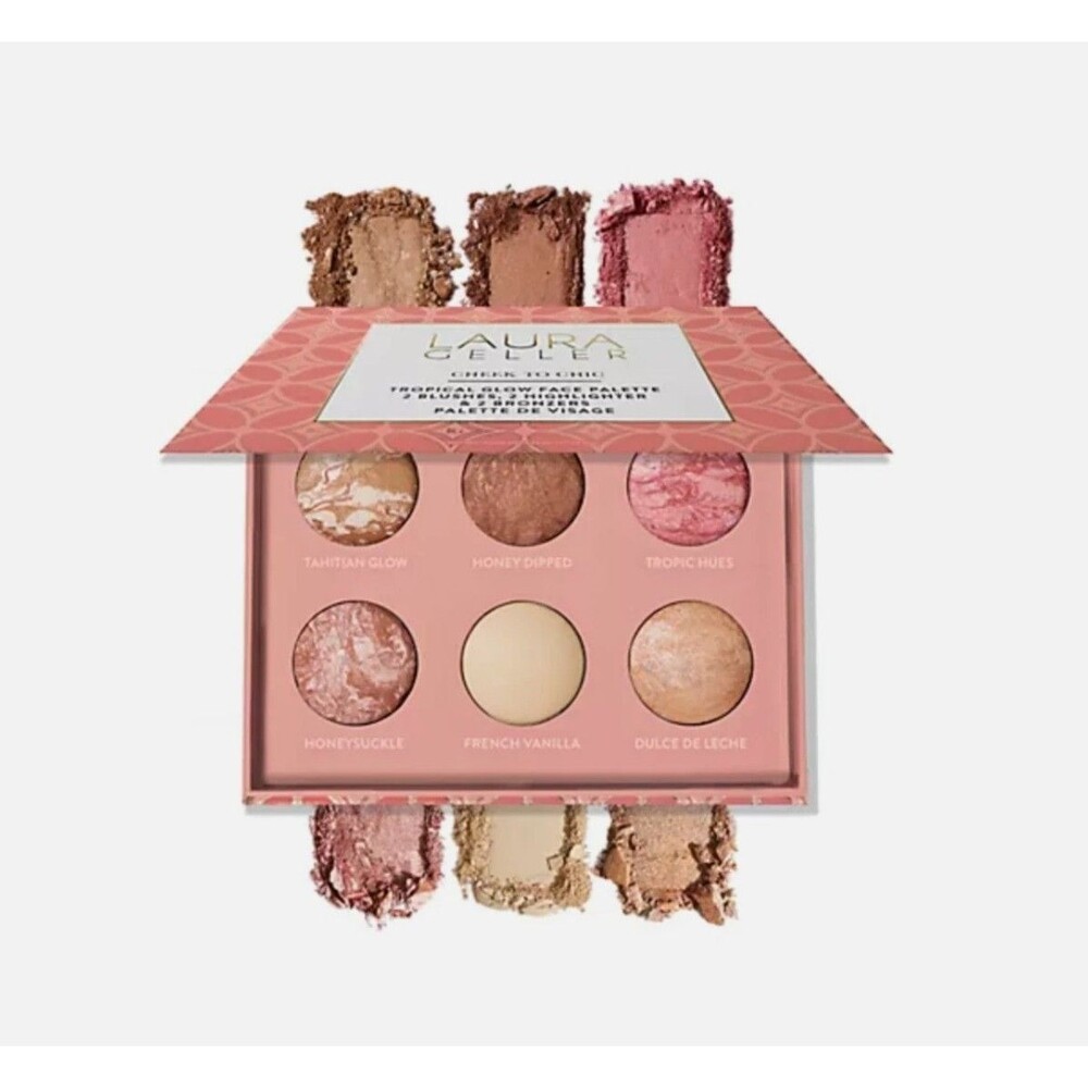 Laura Geller Cheek to Chic Tropical Glow Face Palette_Multi